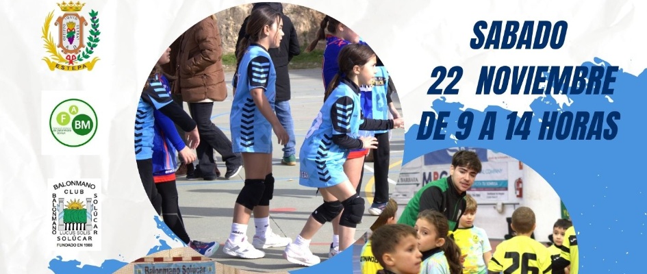 CARTEL I JORNADA JUEGOS DEPORTIVOS PROVINCIALES DIPUTACIÓN BALONMANO