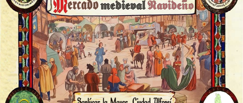 Cartel Mercado Medieval Alfonsi HORIZON 50x70 (1)